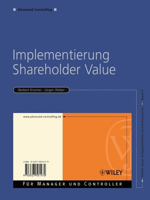 cover image of Implementierung Shareholder Value